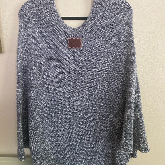 Melon Poncho Sweater | Poshmark